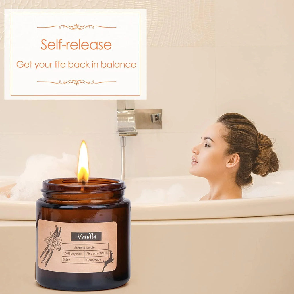 Candles for Home Scented, 6 Pack 3.5 Oz Soy Wax Candles Gifts Sets