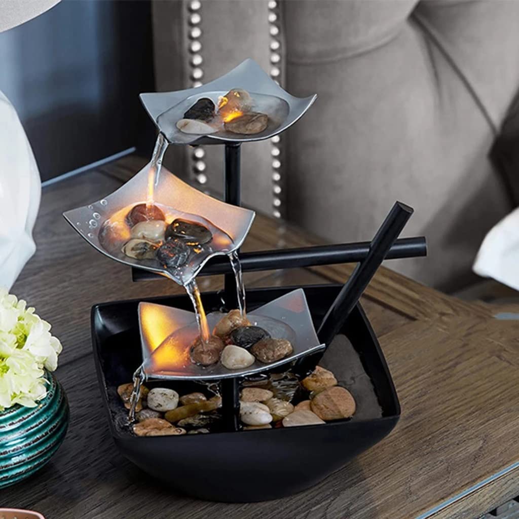 Homedics Tabletop Water Fountain, Home Décor Soothing Sound Machine