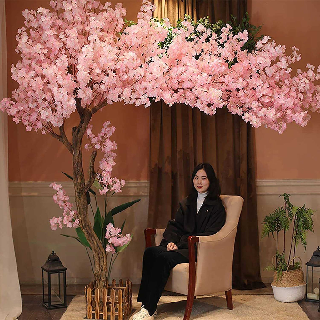 Artificial Cherry Blossom Tree in Pink, Simulated Sakura Tree, Large Wishing Tree Parties, Pink