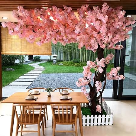 Artificial Cherry Blossom Tree in Pink, Simulated Sakura Tree, Large Wishing Tree Parties, Pink
